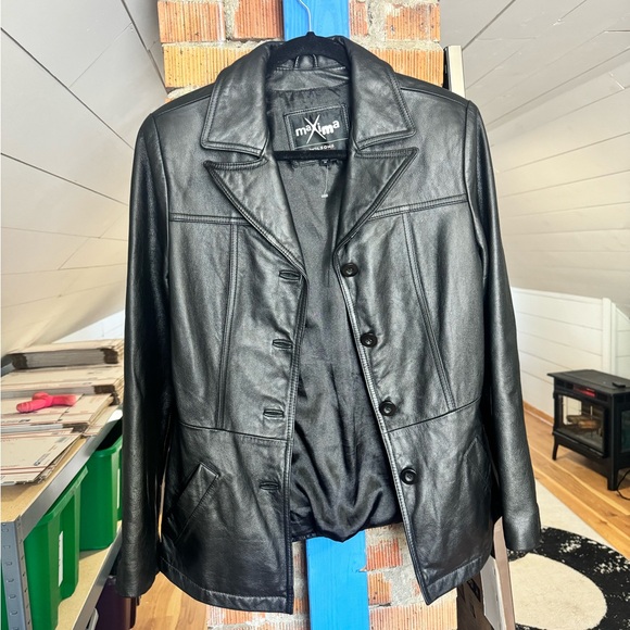 Vintage Wilson’s Maxima Leather Moto Jacket - Picture 7 of 8